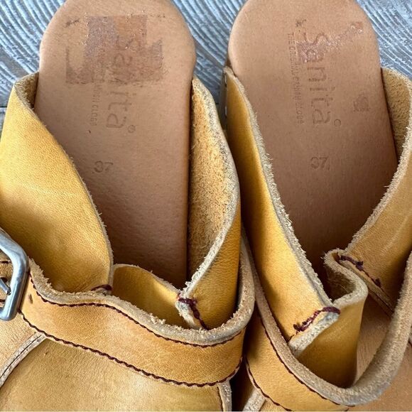 Sanita - The Original Danish Clog Mustard Yellow - Picture 4 of 9